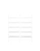 Adam Wood 2 Bookcase White Ash