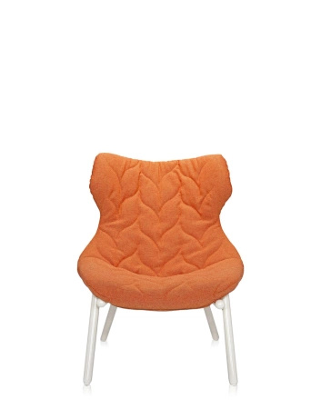 Foliage Trevira Armchair White Orange