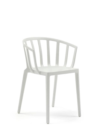 Venice Mat Chair White Matte