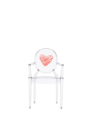 Loulou Ghost Special Edition Chair Transparent Heart