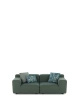 Plastics Outdoor Liberty 2 Seater Sofa Zielony