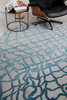 Louis de Poortere Blue Marine Round Rug 9203