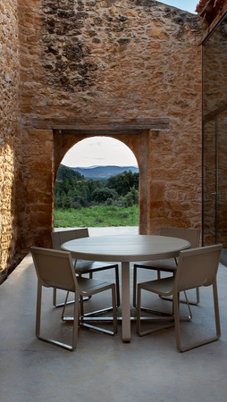 Gandiablasco Flat Dining Chair With Armrests