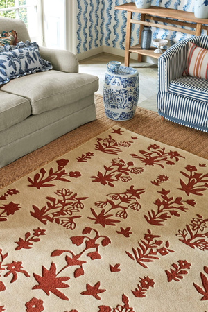 Dywan Sanderson WOODLAND GLADE LINEN RUSSET BROWN 146801