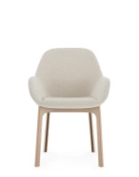 Clap Tissue Shirley Powder White Armchair