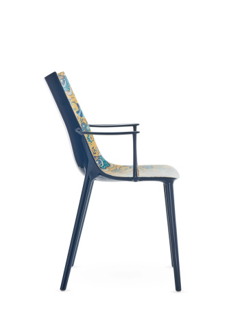 H.H.H. Graphic Impression Chair Blue Ochre