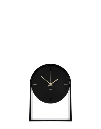 Air Du Temps Table Clock Black