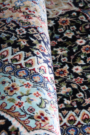 Iran Ghom Harir Silk Carpet 100x150 79680