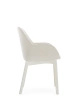 Clap Tissue Shirley Armchair White White