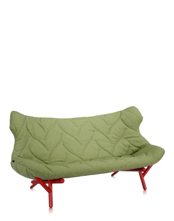 Foliage Trevira Sofa Red Green