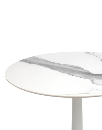 Multiplo Round Ø78 cm Stół Biały Biały