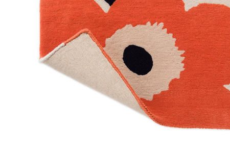 Marimekko Unikko Orange Red rug 132403