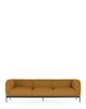 Asia Sofa Three-Seater (Bouclè) Mustard