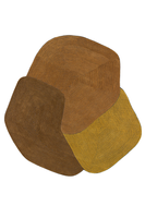 Toulemonde Bochart Tumulus Safran carpet