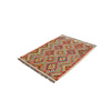 Wool kilim afghan rug multicolored 100007 118x87