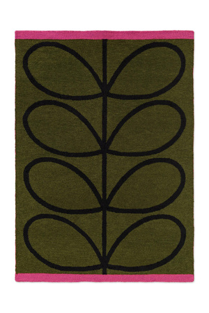Orla Kiely Linear Stem Olive Carpet 464407