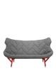 Foliage Trevira Sofa Red Gray