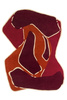 Toulemonde Bochart Muse Rouge carpet