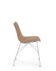 P/Wood Slatted Ash Chair Light Wood Chromed FSC™
