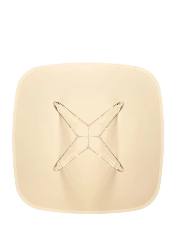  Sir Gio Square 120x120 cm Stół Przezroczysty Brązowy