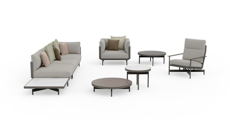 Gandiablasco Onde Round Coffee Table Ø90×36 cm