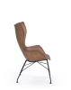 K/wood Basic Veneer Krzesło Ciemne Drewno Czarny
