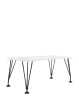Max 160x80 cm Table White Black