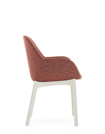 Clap Tissue Shirley Armchair Rust White