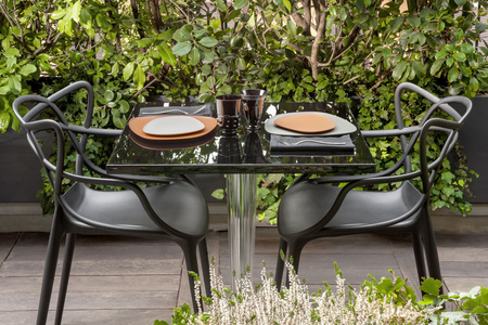 Namaste' Set of Plates Black