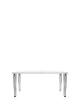 Top Top Glass 160x80 cm Stół Biały