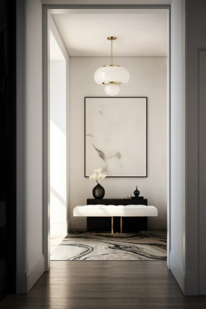 Carpet Decor Blur Black Handmade Collection