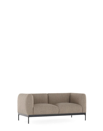 Asia Sofa Two-Seater (Bouclè) Beżowy