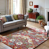 Morris&Co Strawberry Thief Crimson rug 27700