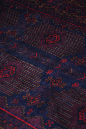 Belutch Afghan Wool Carpet 139590 115x188