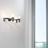 Nemo Crown Wall Lamp 4 Black Plated