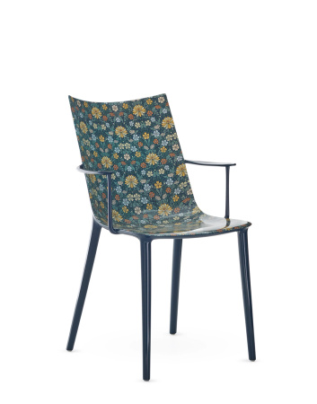 H.H.H. Graphic Impression Chair Blue Ink-Ochre