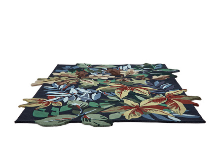 Sanderson ROBIN'S WOOD FOREST GREEN carpet 146508