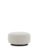 K-Waiting Bouclé pouf White