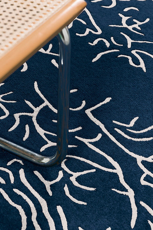 Toulemonde Bochart Nature Bleu carpet