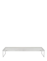 Trays 140 cm x 40 cm Stolik Biały
