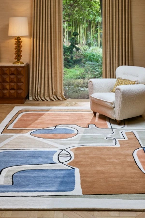Toulemonde Bochart Bleu Des Yeux Multi Carpet