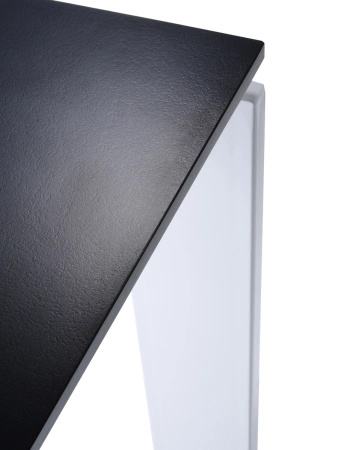  Four Rectangular Stół Aluminiowy Czarny