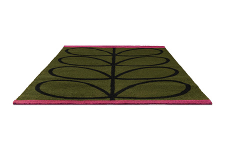 Orla Kiely Linear Stem Olive Carpet 464407