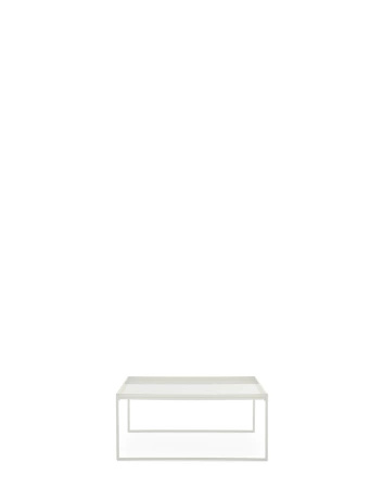 Trays 80 cm x 80 cm Stolik Biały
