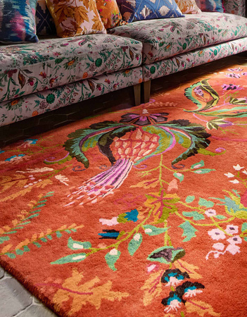 Harlequin Wonderland Floral Amber/Lapis Carpet 144713