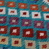 Dywan wełniany kilim afgański wielokolorowy 97782 86x61