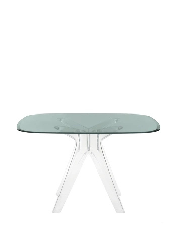  Sir Gio Square 120x120 cm Stół Przezroczysty Dymny