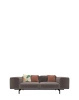Largo Two-Seater Velvet Sofa Taupe