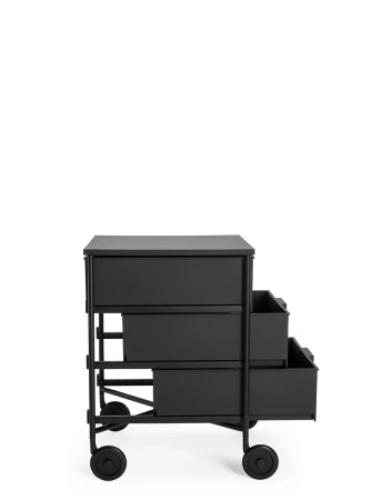 Mobil Mat Chest of Drawers Black