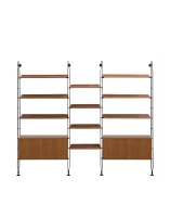 Adam Wood with Container 3 Bookcase Dark Wood